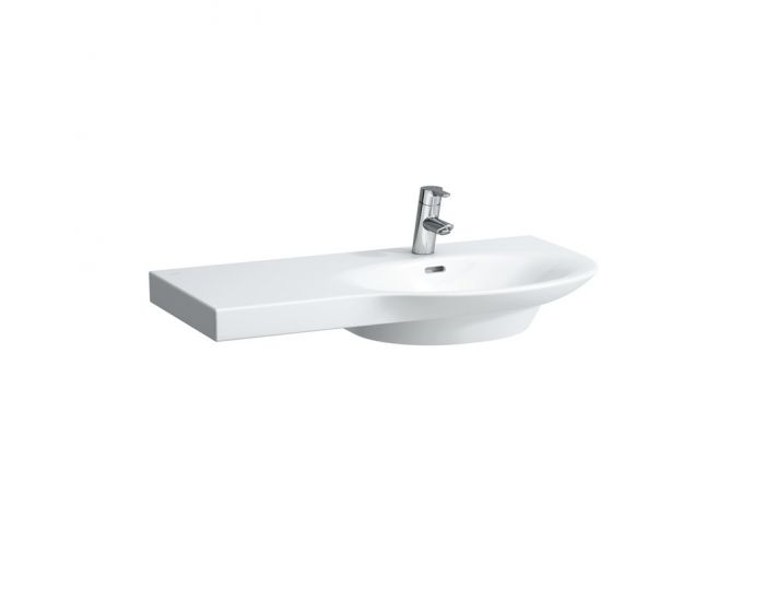 Раковина для ванной Laufen Palace 90х46 см с интегрированной керамической полкой слева H8167010001041