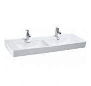Раковина для ванной Laufen Pro А подвесная двойная 130 см белый с покрытием LCC H8149674001041