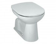 Унітаз підлоговий Laufen Pro горизонтальний випуск без кришки білий з покриттям LCC H8219574000001