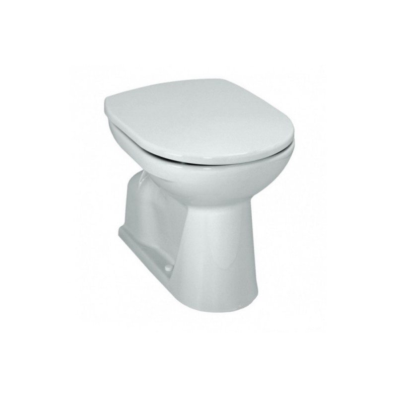 Унітаз підлоговий Laufen Pro горизонтальний випуск без кришки білий з покриттям LCC H8219594000001