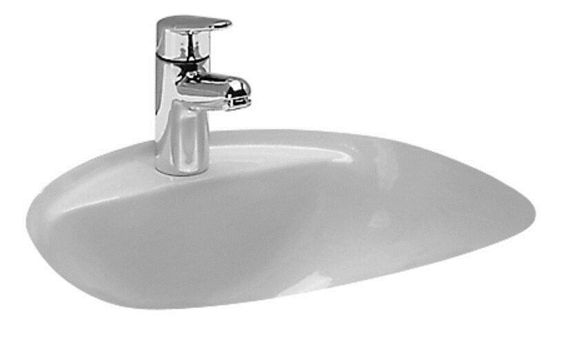 Раковина для ванной Laufen Bijou 45х40,5 см встраиваемая снизу белый H8112200000001