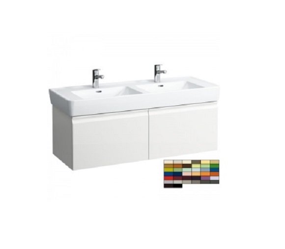 Тумба для двойной раковины Laufen Pro A подвесная ДВП мультиколор H4830810959991