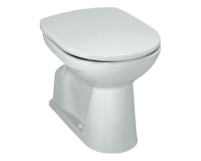 Унітаз підлоговий Laufen Pro горизонтальний випуск без кришки білий з покриттям LCC H8219574000001