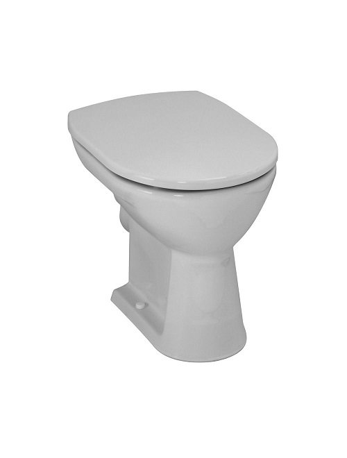 Унітаз підлоговий Laufen Pro горизонтальний випуск без кришки білий з покриттям LCC H8219584000001