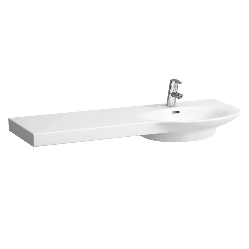 Раковина для ванной Laufen Palace 120х46 см с интегрированной керамической полкой слева H8167050001041