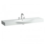 Раковина для ванной Laufen Palace 150х51 см 3 отверстия керамика белый H8117060001081