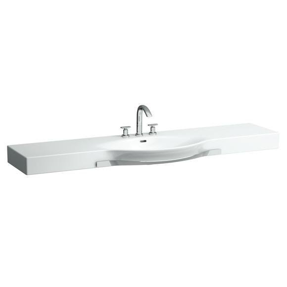 Раковина для ванної Laufen Palace 180х51 см з полотенцедержателем білий H8127080001081