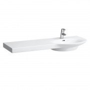 Раковина для ванной Laufen Palace 120х46 см с интегрированной керамической полкой слева H8167050001351