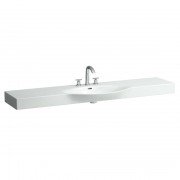 Раковина для ванной Laufen Palace 180х51 см 3 отверстия керамика белый H8117080001081