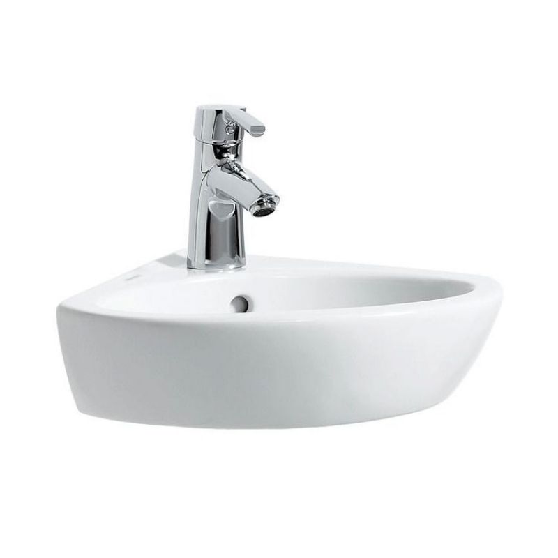 Мини-раковина для ванной Laufen Pro B 44х38 см угловая подвесная белый H8169580001041