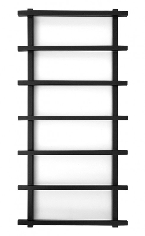 Полотенцесушитель водяной Genesis-Aqua Kioto 120x53 см черный GA-2103