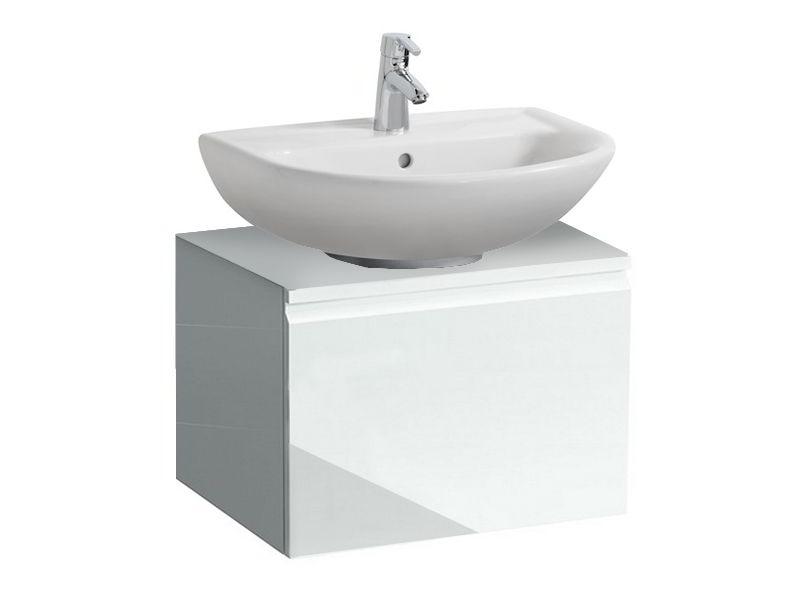 Тумба для раковини Laufen Pro У підвісна ДВП білий глянсовий H4830350954751