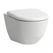 Чаша підвісного унітазу Laufen Pro Rimless 36х53 см з сидінням і кришкою білий H8619570000001