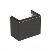 Тумба для раковины Geberit iCon 53 см с одним выдвижным ящиком ДСП лава/матовое покрытие 841053000