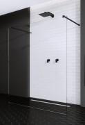 Стінка душова Radaway Modo X I Black Walk-in 140 см чорний/прозоре скло 388344-54-01