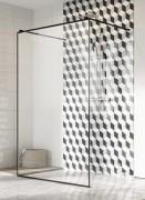 Стенка душевая Radaway Modo X I Black Frame Walk-in 130 см черный/стекло Frame 388334-54-58
