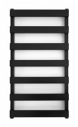 Полотенцесушитель водяной Genesis-Aqua Fancy 80x53 см черный GA-2901