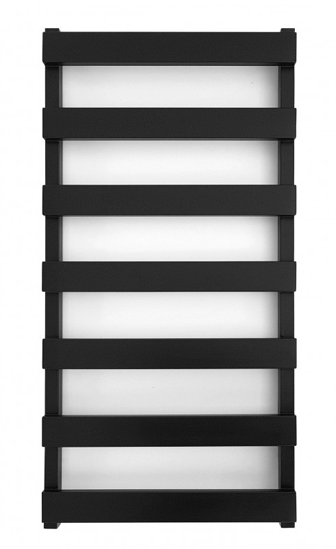 Рушникосушка  водяна Genesis-Aqua Fancy 120x53 см чорний GA-2903