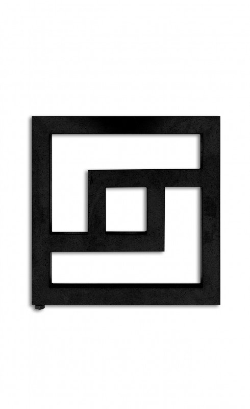 Рушникосушка  водяна Genesis-Aqua Onix 53x53 см чорний GA-3201