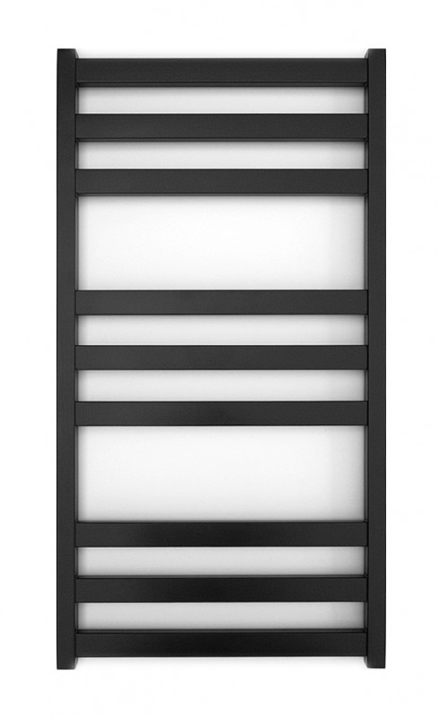 Электрический полотенцесушитель Genesis-Aqua Tristar flat 80x53 см черный GA-5004