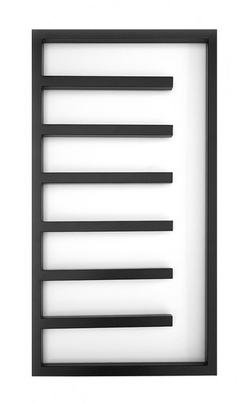 Електрична рушникосушка Genesis-Aqua Combo 120x53 см чорний GA-1406