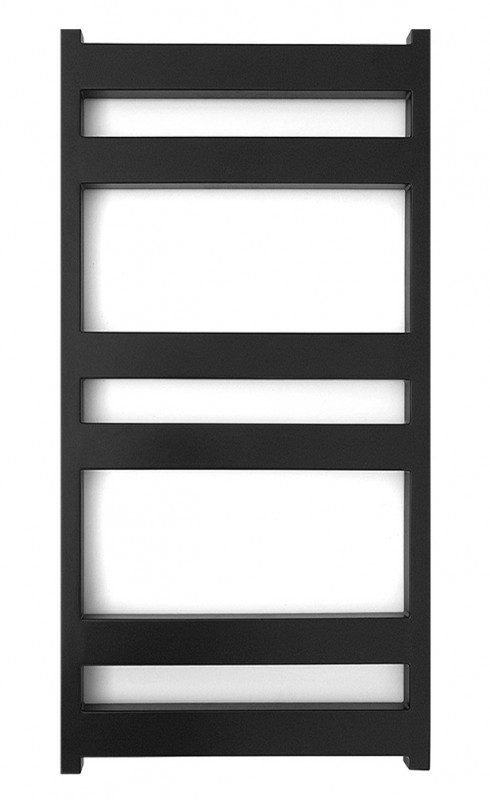 Електрична рушникосушка Genesis-Aqua Form 120x53 см чорний GA-2206