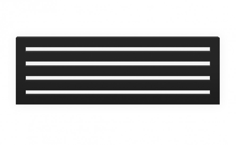 Электрический полотенцесушитель Genesis-Aqua Feneli 140x60 см черный GA-2704