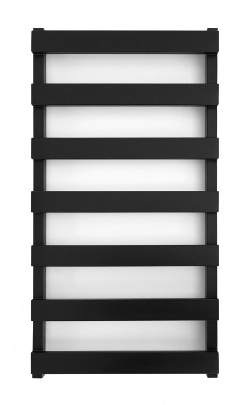 Электрический полотенцесушитель Genesis-Aqua Fancy 80x53 см черный GA-2904