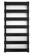 Электрический полотенцесушитель Genesis-Aqua Fancy 120x53 см черный GA-2906