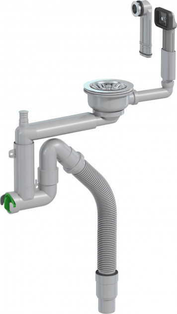 Сифон для кухонного миття Prevex Smartloc 40/50 мм телескопічний 41K13929