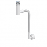 Сифон для раковини Prevex EasyClean телескопічний click-clack з гофрой 32/40 1532403