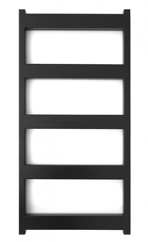 Электрический полотенцесушитель Genesis-Aqua Nova 120x53 см черный GA-2306