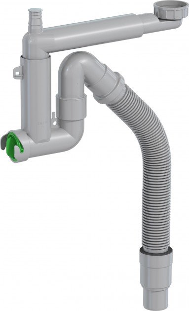 Сифон для кухонной мойки Prevex Smartloc 40/50 мм телескопический 41N03910