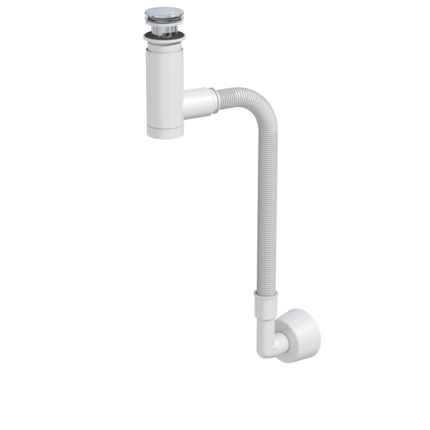 Сифон для раковины Prevex EasyClean телескопический click-clack  с гофрой 32/40 1532403