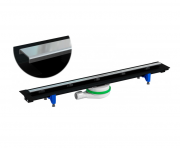 Жолоб водостічний Prevex EasyLine Classic 350-770 мм з хромованою решіткою EL-CLPL07A-003