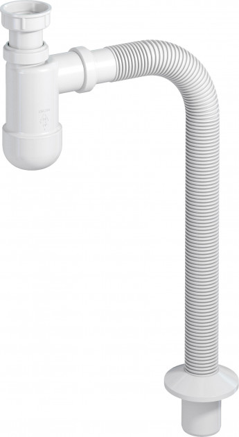  	Сифон для раковини Prevex Basic телескопічний c накидною гайкою 5/4