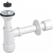 Сифон для раковины Prevex Basic телескопический 32/50 мм с резиновой пробкой PR3-D4N35-003