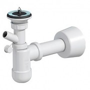 Сифон для раковины Prevex Basic телескопический 40/50 мм с резиновой пробкой PR4-D4NR4-002