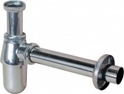 Сифон для раковины Prevex c накидной гайкой 5/4 d32 мм латунь хром A12032M-01