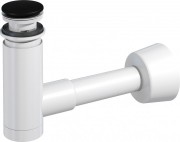 Сифон для раковины Prevex EasyClean телескопический click-clack d40 металл черный 1512419