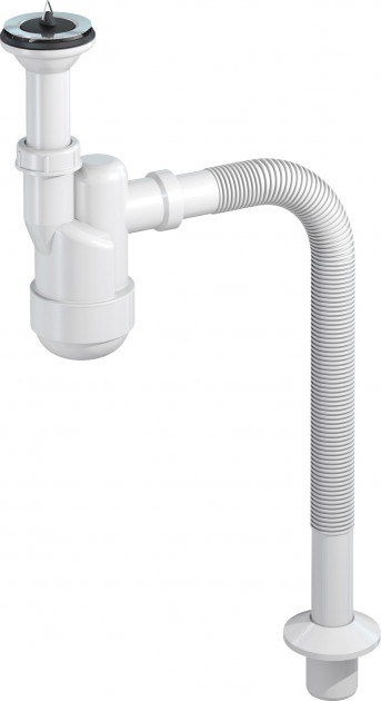 Сифон для раковины Prevex Ventloc 32/40 мм с сухим затвором и резиновой пробкой 3035001