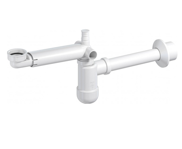  	 	Сифон для раковини Prevex Preloc телескопічний з накидною гайкою 5/4