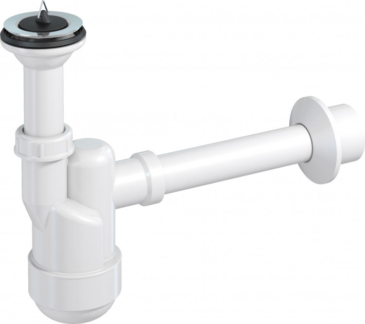 Сифон для раковины Prevex Ventloc 32/50 мм с сухим затвором и резиновой пробкой 3015001