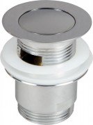 Донный клапан Prevex click-clack с малой заглушкой с переливом металл A143-01