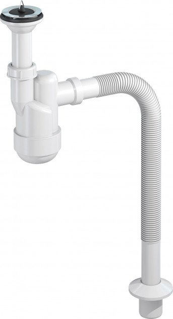 Сифон для раковины Prevex Ventloc 32/40 мм с сухим затвором и резиновой пробкой 3035001