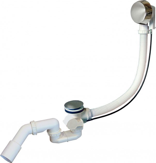 Сифон для ванны Prevex с гофрой перелива 65 cм 40/50 мм A305M50-01