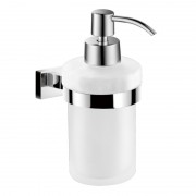 Дозатор для рідкого мила Imprese Valtice настінний матове скло/хром 170320