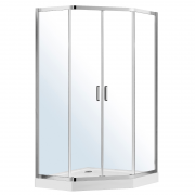 Душевая кабина Eger Iris 100x100 с поддоном профиль хром/прозрачное стекло 599-143