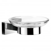 Мильниця для ванною Imprese Valtice підвісна хром/скло 110320