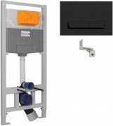 Система інсталяції Imprese 3 в 1 з бачеом та чорною панеллю змиву i8122B